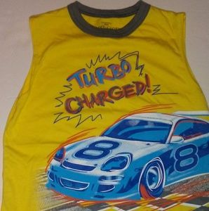 Yellow Sleeveless tank top shirt 8